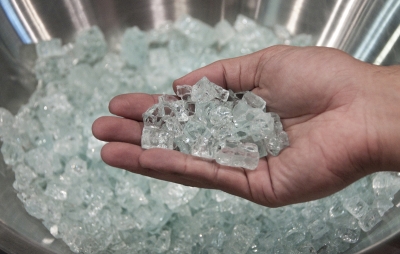 1/2 clear fireglass 1/2 clear fireglass