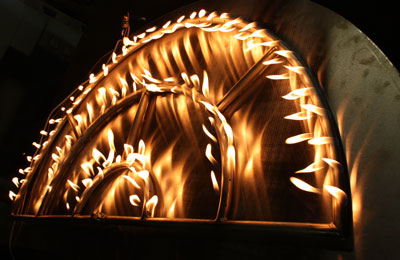 half round burner 2