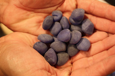 Blue frosted diamonds 3