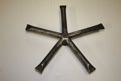 12 star steel crimped pipe