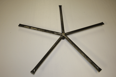 30 star steel crimped pipe